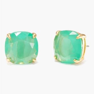 Kate Spade Green Square Stud Earrings